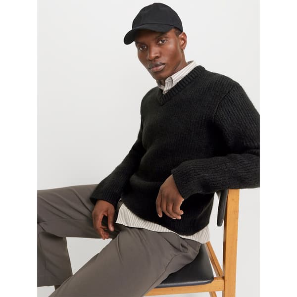 Jack & Jones Winter Tröja Med V-ringning Svart L Man