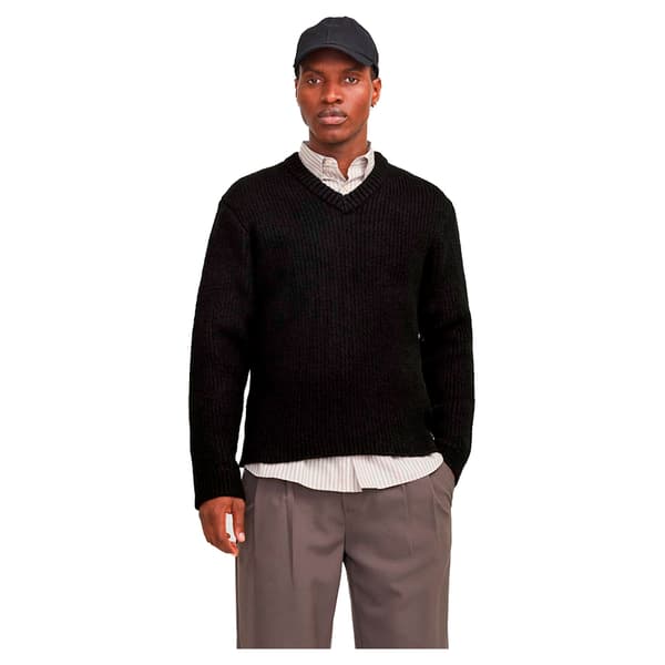 Jack & Jones Winter Tröja Med V-ringning Svart L Man