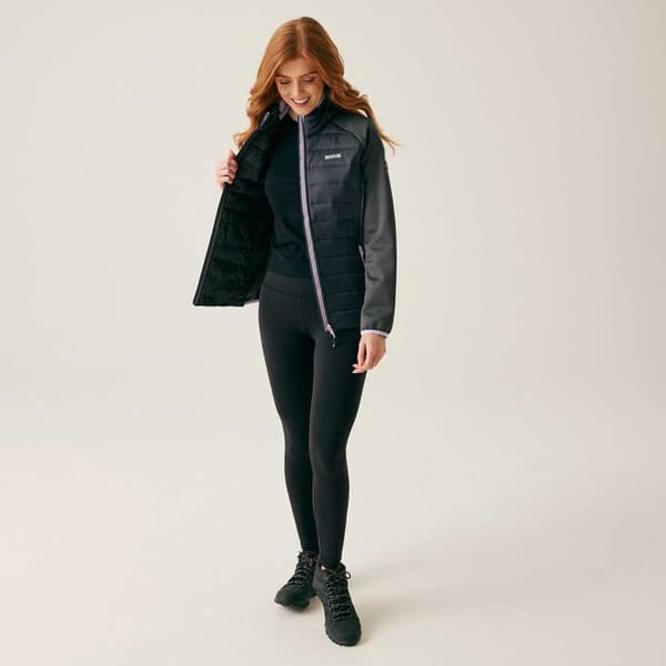 Regatta Clumber V Hybrid Jakke Sort 12 Kvinde