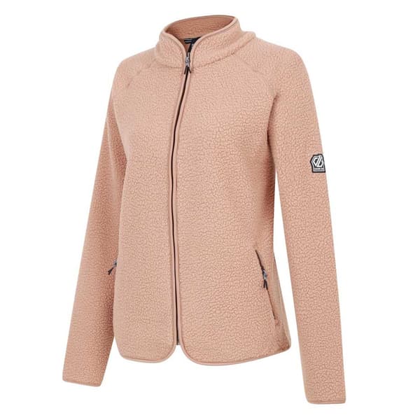 Dare2b Excursion Fleecejakke Med Fuld Lynlås Beige 12 Kvinde