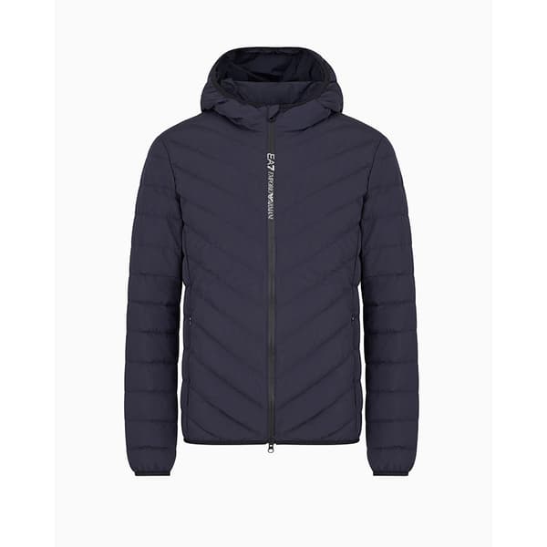 EA7 Herren Kapuzenjacke 8NPB14 - Sportliche Jacke Mit Reißverschluss In Schwarz