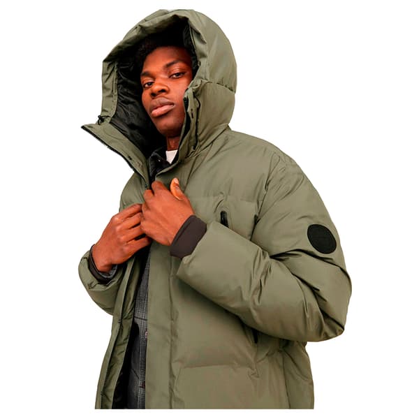 Jack & Jones Alpha Long Pufferjakke Grøn 2XL Mand