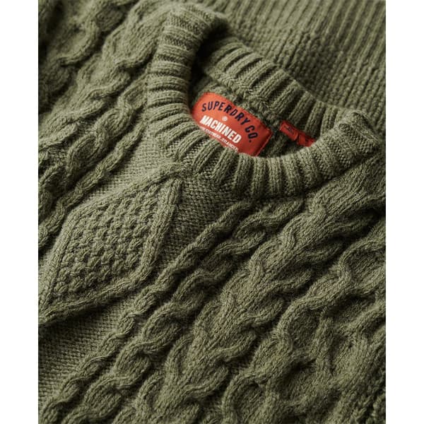 Superdry Jacob Cable Tröja Grönt M Man