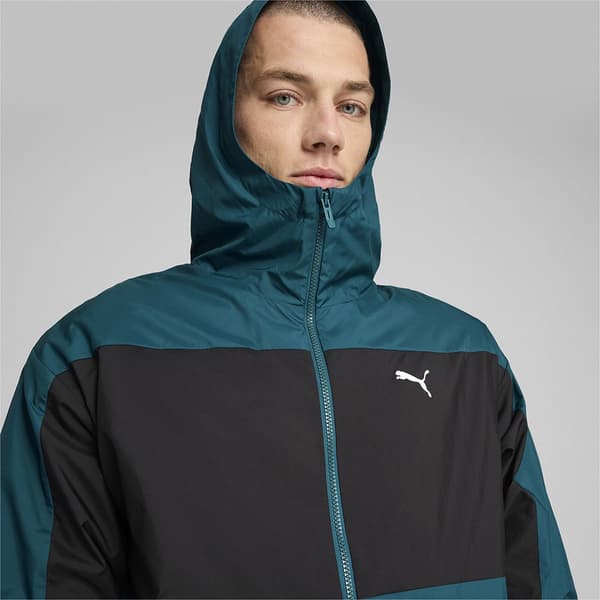 Puma Mesh Lined Windbreaker Jakke Grøn XL Mand