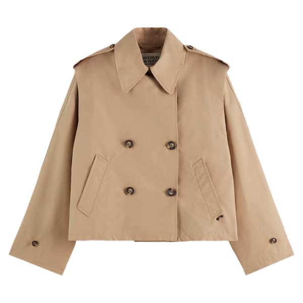Scotch & Soda 177584 Regnfrakke Beige XS Kvinde