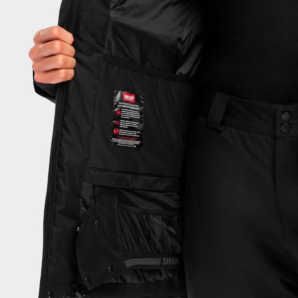 Siroko Ultimate Pro Edgewood Dunjakke Sort XL Mand