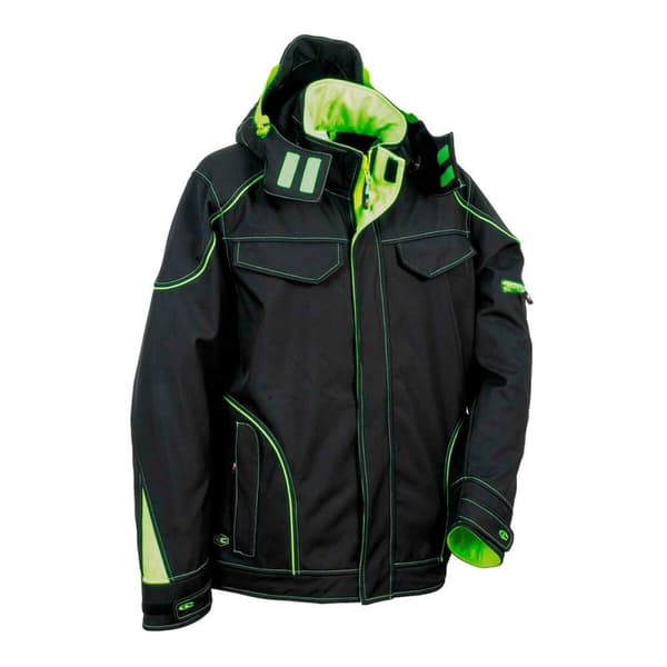 Jakke Cofra Tecka Lys Lime Sort
