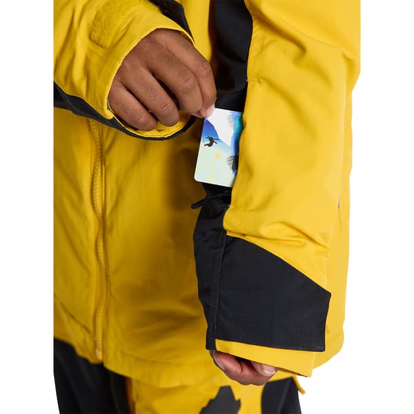Burton Hillslope 2l Jakke Gul 6-7 Years Dreng