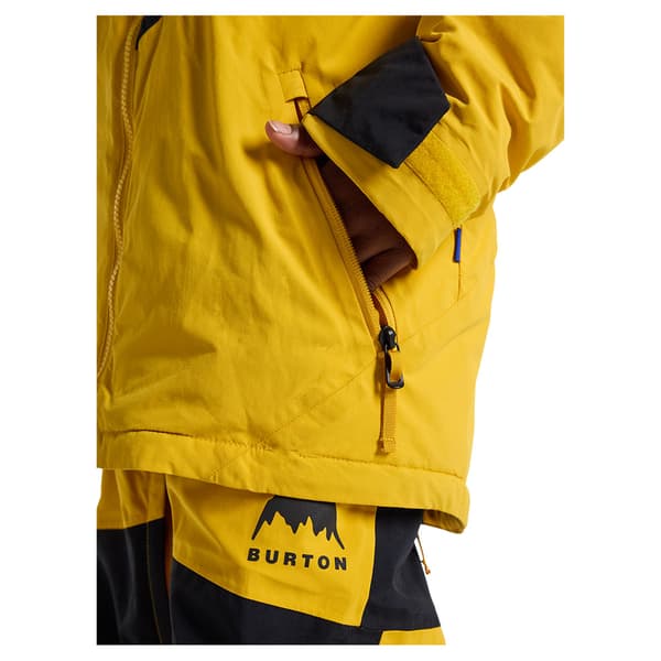 Burton Hillslope 2l Jakke Gul 6-7 Years Dreng