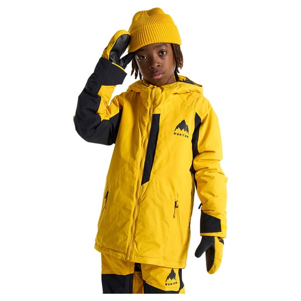 Burton Hillslope 2l Jakke Gul 6-7 Years Dreng