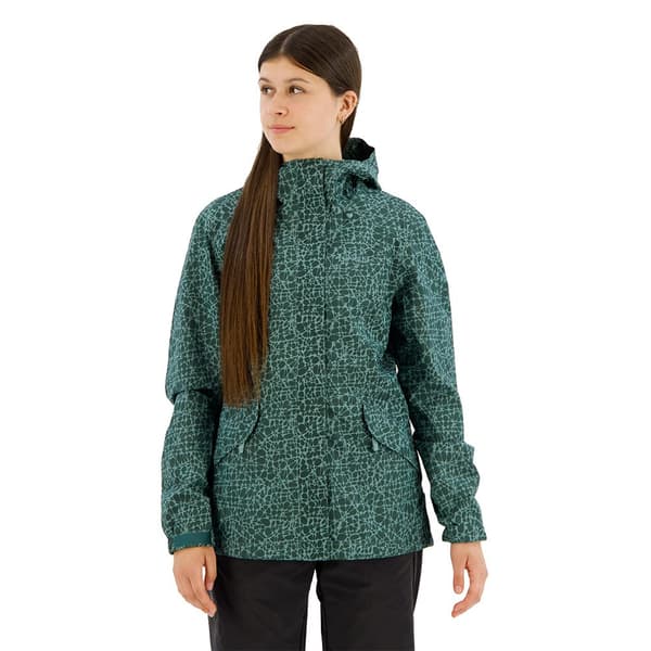 Vaude Rosemoor Aop Jacka Grönt 44 Kvinna