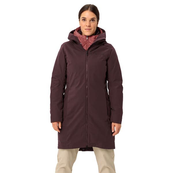 Vaude Annecy 3in1 Iii Avtagbar Jacka Brun 40 Kvinna
