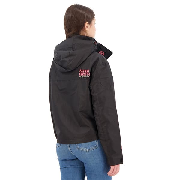 Superdry W5011655a Jacka Svart L Kvinna