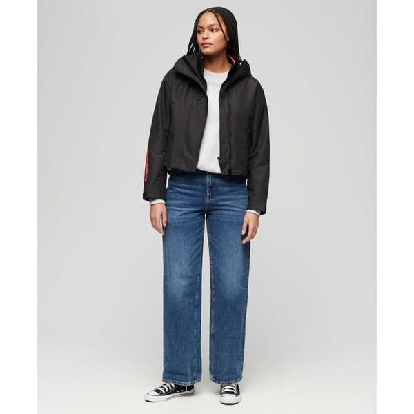 Superdry W5011655a Jacka Svart L Kvinna