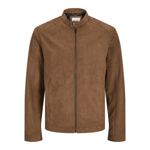 Jack & Jones Dylan Clean Læderjakke Brun M Mand
