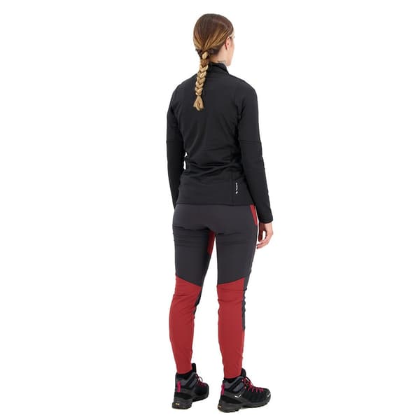 Salewa Puez Pullover Fleecejakke Med Halv Lynlås Sort 2XL Kvinde