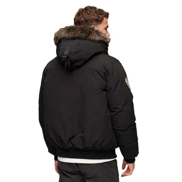 Superdry Everest Faux Fur Bomber-takki Musta L Mies