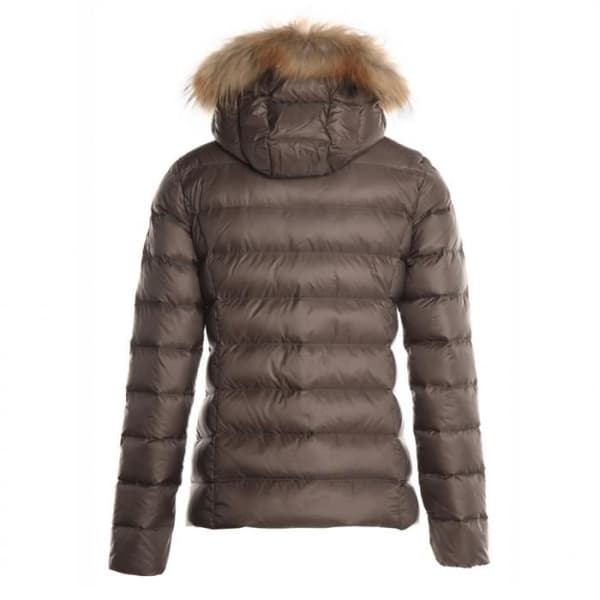 Lyxig dunjacka för kvinnor för extrem kyla - JOTT - Taupe - Gul - Dragkedja - Dam - Fjäder och dun
