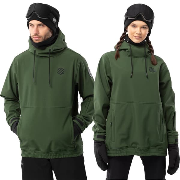 Siroko W1 Kilimanjaro Softshelljakke Grøn M Mand