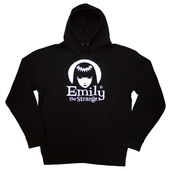Emily The Strange Halo Logo Pullover Hoodie