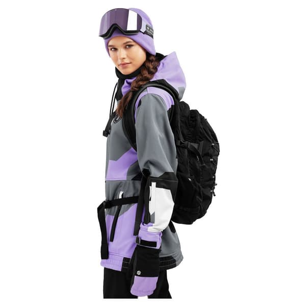 Siroko W1 Tignes Softshell-takki Harmaa,Violetti L Mies