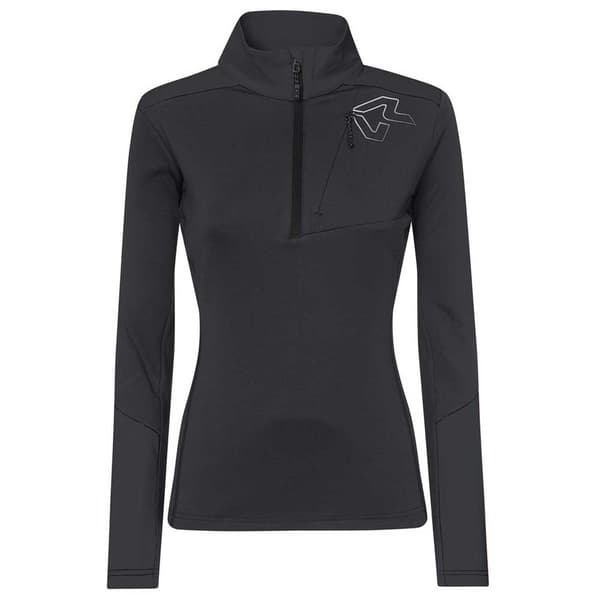 Rock Experience Ramp Fleece Med Halv Dragkedja Svart M Kvinna