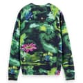 Miniatyrbillede 2 af 3: Scotch & Soda Dropped Shoulder Jacquard Trøje Grøn M Mand