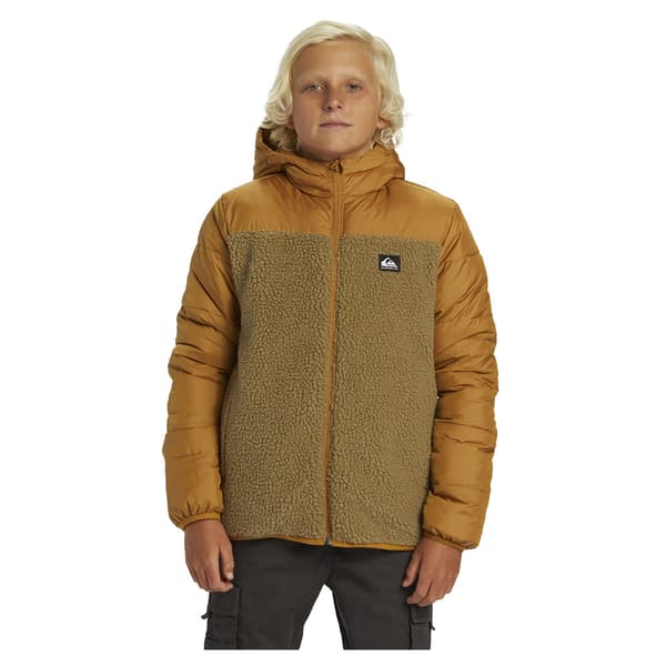 Quiksilver Scaly Reversible Jacka Brun 12 Years Pojke