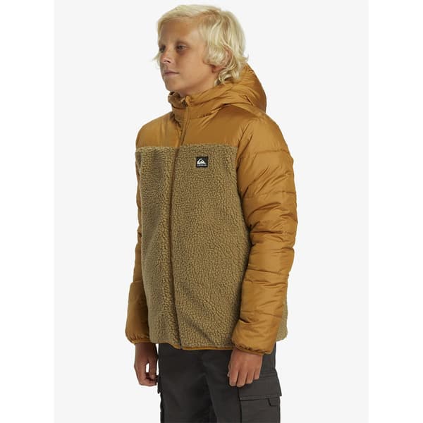 Quiksilver Scaly Reversible Jacka Brun 12 Years Pojke