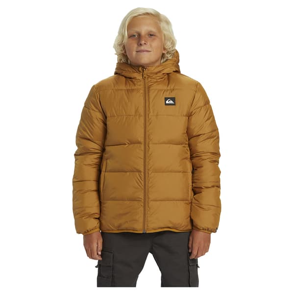 Quiksilver Scaly Reversible Jacka Brun 12 Years Pojke