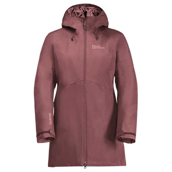 Jack Wolfskin Heidelstein Ins Frakke Rød XS Kvinde