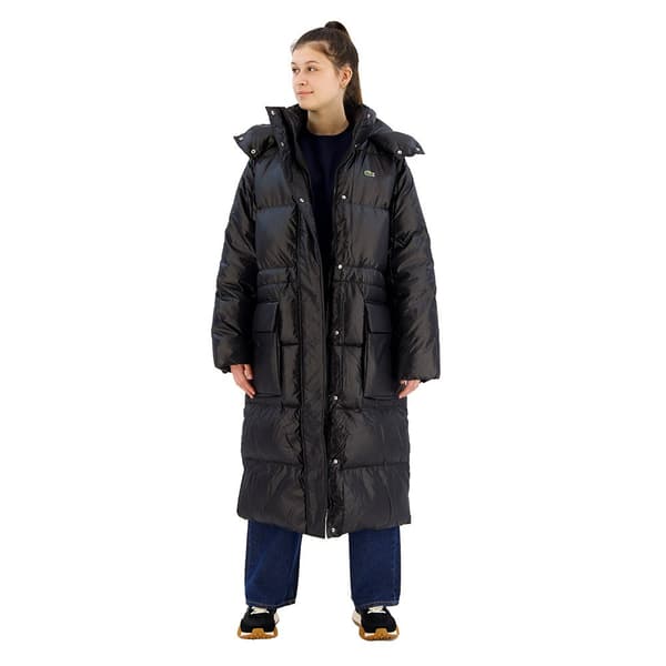 Lacoste Bf0741 Jakke Sort 38 Kvinde