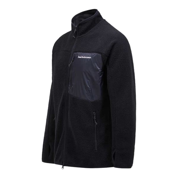 Peak Performance Pile Fleecejacka Med Dragkedja Svart XL Man