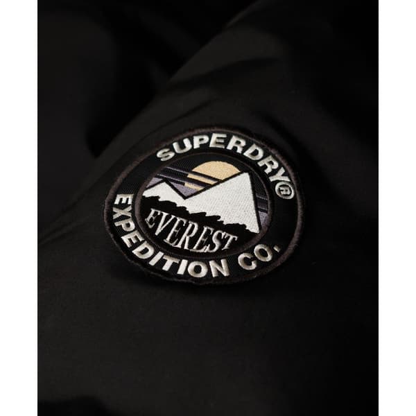 Superdry Everest Faux Fur Jakke Sort L Mand