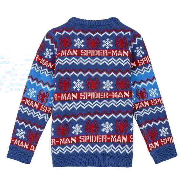 Cerda Group Knitted Christmas Spiderman Tröja Blå 3 Years