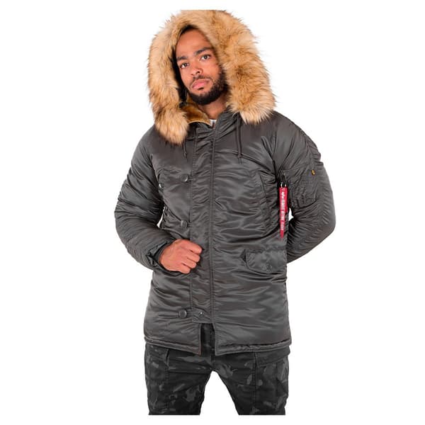 Alpha Industries N-3b Vf59 Kappa Grå M Man