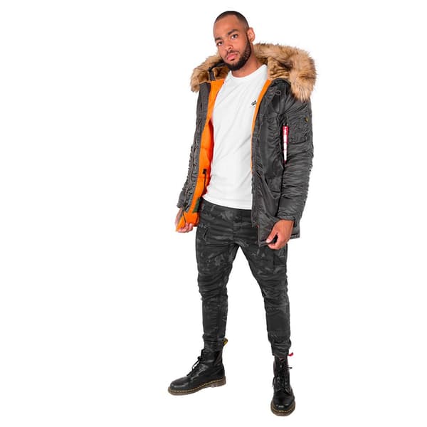 Alpha Industries N-3b Vf59 Kappa Grå M Man