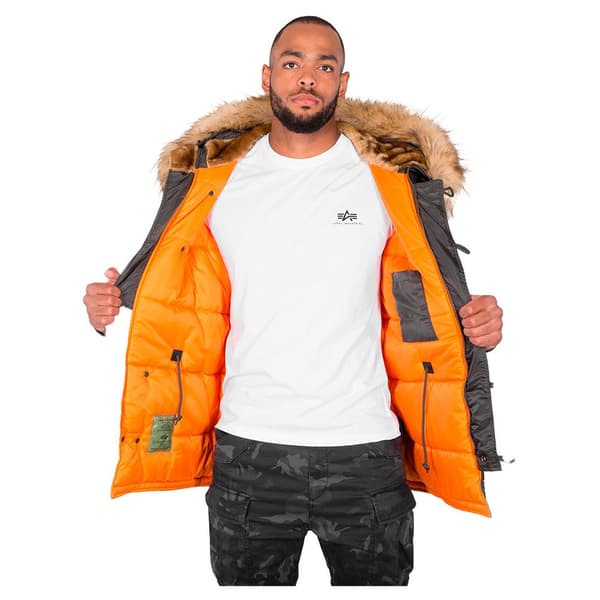 Alpha Industries N-3b Vf59 Kappa Grå M Man