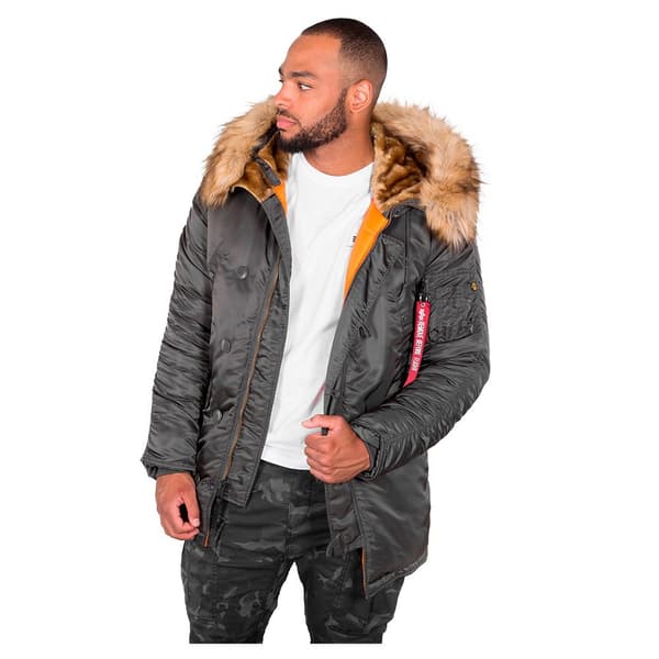 Alpha Industries N-3b Vf59 Kappa Grå M Man