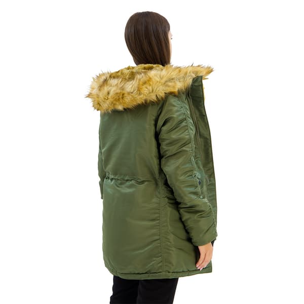 Alpha Industries N3b Vf 59 Frakke Grøn M Kvinde
