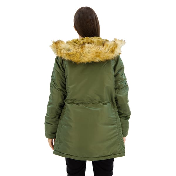 Alpha Industries N3b Vf 59 Frakke Grøn M Kvinde