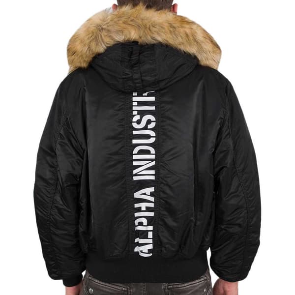 Alpha Industries 45p Custom Jakke Sort XL Mand