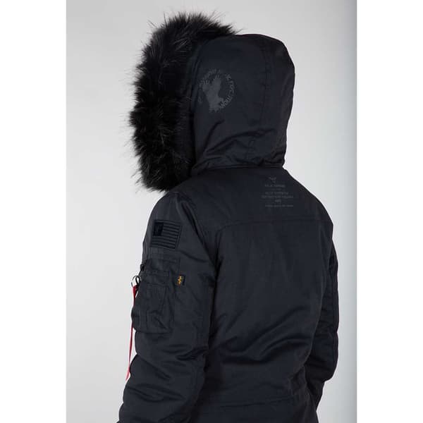 Alpha Industries Polar Jakke Sort S Kvinde