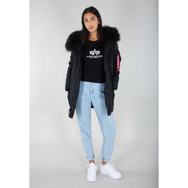 Alpha Industries Polar Jakke Sort S Kvinde