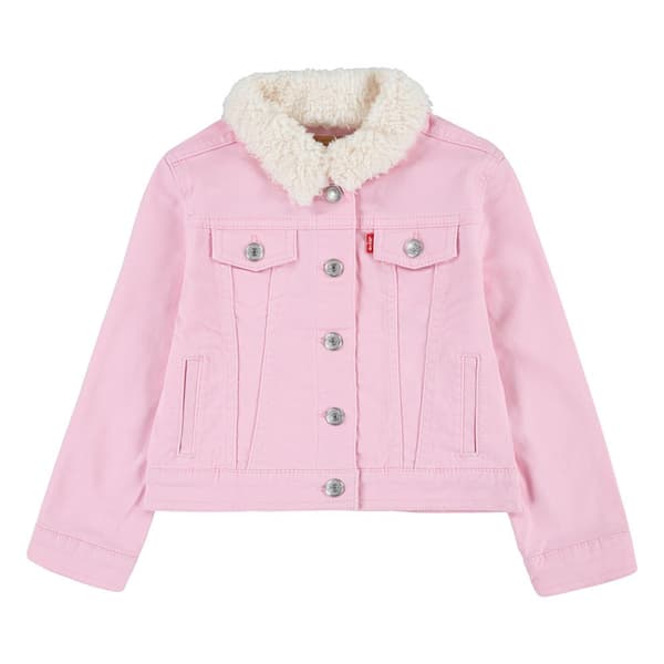 Levi´s ® Kids Sherpa lined trucker Jacka Rosa 18 Months Flicka