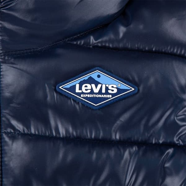 Levi´s ® Kids Sherpa Lined Pufferjakke Blå 3 Years Dreng