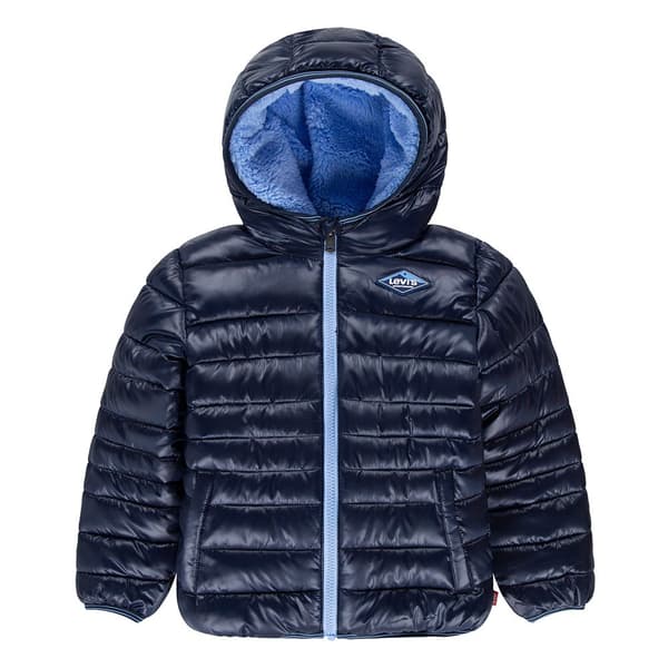 Levi´s ® Kids Sherpa Lined Puffjacka Blå 3 Years Pojke