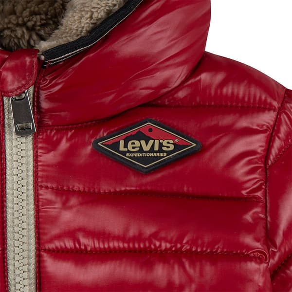 Levi´s ® Kids Sherpa Lined Untuvatakki Punainen 6 Months Poika