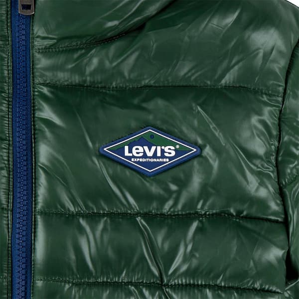 Levi´s ® Kids Sherpa Lined Mdwt Pufferjakke Grøn 16 Years Dreng