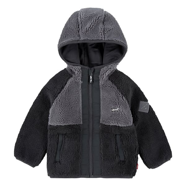 Levi´s ® Kids Sherpa Jacka Svart,Grå 4 Years